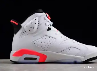 6 White Infrared Jordan Retro 384664-123 0429